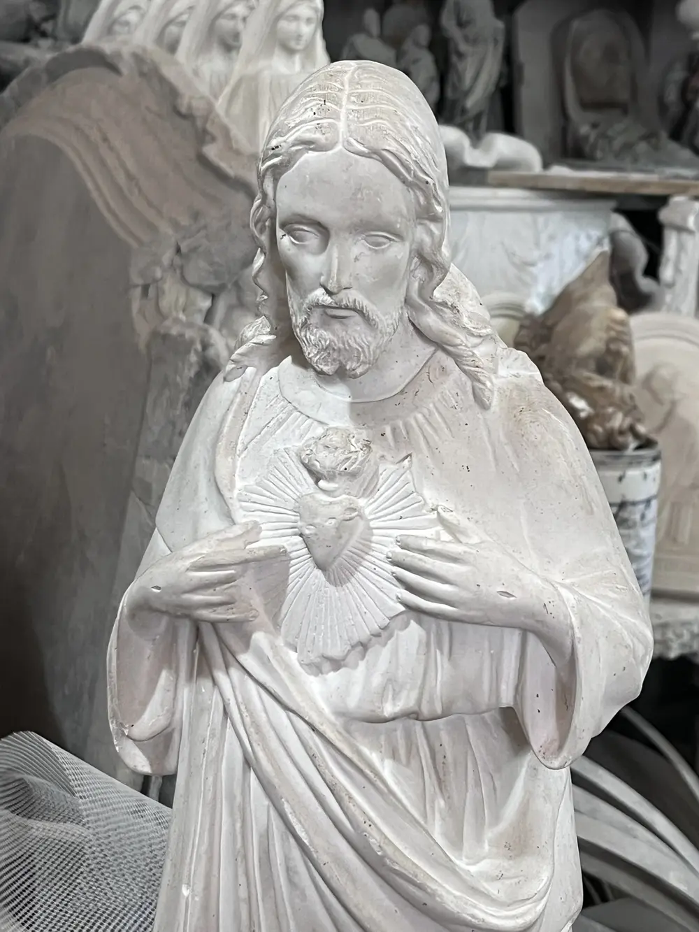 Figura religiosa en el taller Uffizi